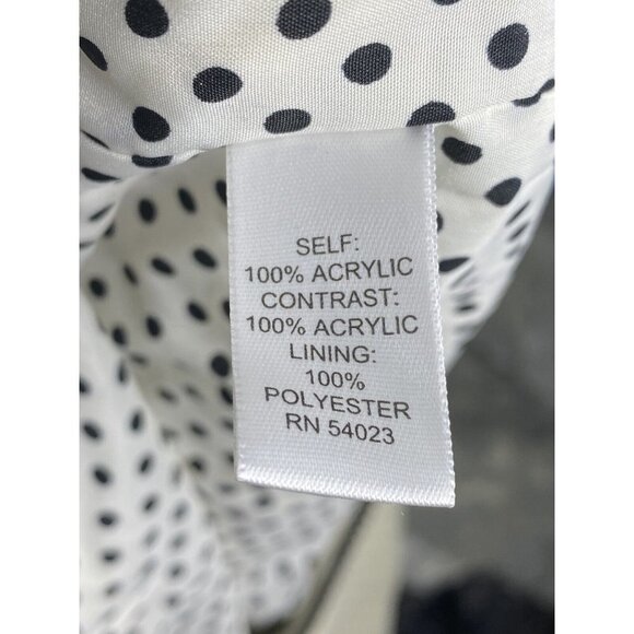 Piperlime Women's Knit Beige Sweater Jacket Varsity SZ M - Picture 5 of 6